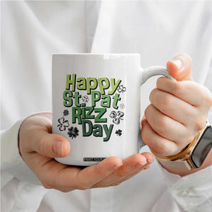 Funny Skibidi St Patrick's Day Coffee Mug Happy St Pat Rizz Day Shamrock TS11 Print Your Wear