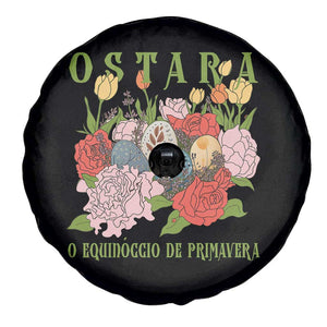 Ostara Eostre Easter Day Spare Tire Cover O Equinoccio De Primavera Eggs Flowers TS11 Print Your Wear