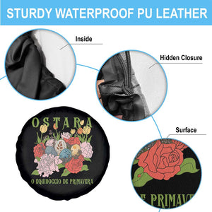 Ostara Eostre Easter Day Spare Tire Cover O Equinoccio De Primavera Eggs Flowers TS11 Print Your Wear