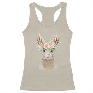 Ostara Pagan Eostre Easter Day Racerback Tank Top Rabbit Wolpertinger Spring Equinox Festival TS11 Sand Print Your Wear