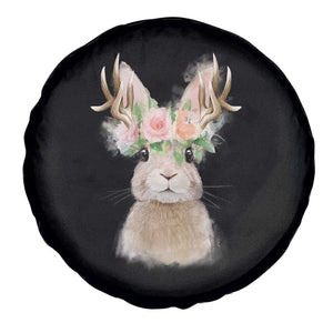 Ostara Pagan Eostre Easter Day Spare Tire Cover Rabbit Wolpertinger Spring Equinox Festival TS11 Print Your Wear