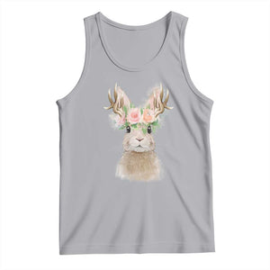 Ostara Pagan Eostre Easter Day Tank Top Rabbit Wolpertinger Spring Equinox Festival TS11 Athletic Heather Print Your Wear