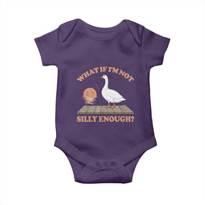 What If I'm Not Silly Enough Funny Silly Goose Baby Onesie