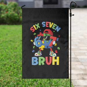 67 Autism Awareness Garden Flag Funny Six Seven Bruh Autistic Puzzle Kids Boys TS11 Print Your Wear