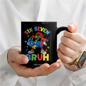 67 Autism Awareness Coffee Mug Funny Six Seven Bruh Autistic Puzzle Kids Boys TS11 Print Your Wear