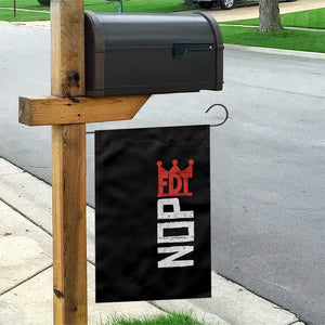 No Kings Protest Nope Funny Political Satire Garden Flag TS11 Print Your Wear