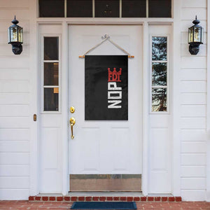 No Kings Protest Nope Funny Political Satire Garden Flag TS11 Print Your Wear