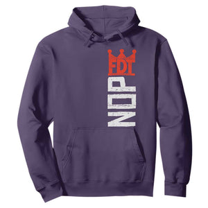 No Kings Protest Nope Funny Political Satire Hoodie TS11 Purple Print Your Wear