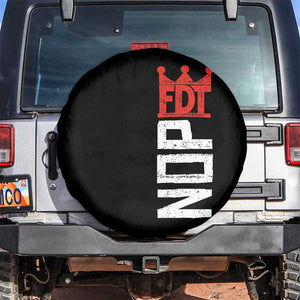 No Kings Protest Nope Funny Political Satire Spare Tire Cover TS11 No hole Black Print Your Wear