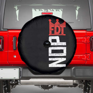 No Kings Protest Nope Funny Political Satire Spare Tire Cover TS11 Black Print Your Wear