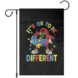 Six Seven Autism Awareness Garden Flag It Is Ok To Be Different 67 Meme Puzzle TS11 Black Print Your Wear