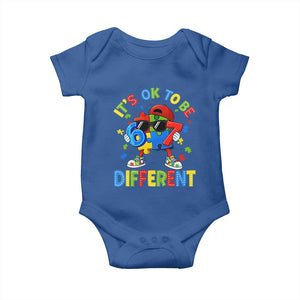 Six Seven Autism Awareness Baby Onesie It Is Ok To Be Different 67 Meme Puzzle TS11 Royal Blue Print Your Wear