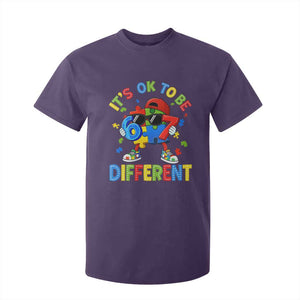 Six Seven Autism Awareness T Shirt For Kid It Is Ok To Be Different 67 Meme Puzzle TS11 Purple Print Your Wear