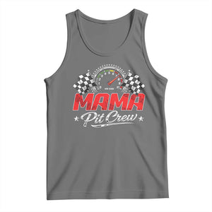 Mama Pit Crew Tank Top Racing Family Matching Mothers Day TS11 Black Heather Print Your Wear