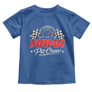 Mama Pit Crew Toddler T Shirt Racing Family Matching Mothers Day TS11 Royal Blue Print Your Wear