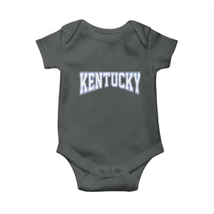 Kentucky Baby Onesie Vintage Sports Design Kentuckian KY State TS11 Dark Heather Print Your Wear