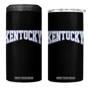 Kentucky 4 in 1 Can Cooler Tumbler Vintage Sports Design Kentuckian KY State TS11 One Size: 16 oz Black Print Your Wear