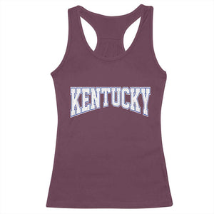 Kentucky Racerback Tank Top Vintage Sports Design Kentuckian KY State TS11 Maroon Print Your Wear