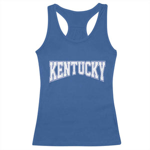 Kentucky Racerback Tank Top Vintage Sports Design Kentuckian KY State TS11 Royal Blue Print Your Wear