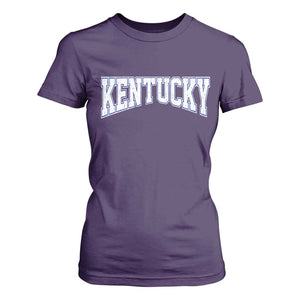 Kentucky T Shirt For Women Vintage Sports Design Kentuckian KY State TS11 Purple Print Your Wear