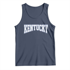 Kentucky Tank Top Vintage Sports Design Kentuckian KY State TS11 Navy Print Your Wear