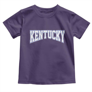 Kentucky Toddler T Shirt Vintage Sports Design Kentuckian KY State TS11 Purple Print Your Wear