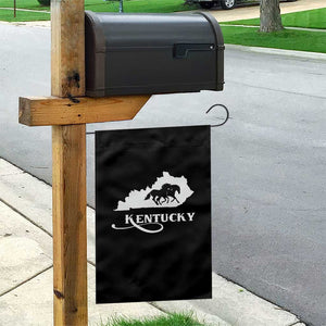Kentucky Horse Map State Derby Day Garden Flag TS11 Print Your Wear