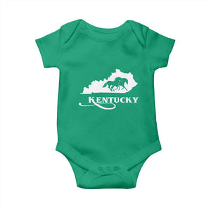 Kentucky Horse Map State Derby Day Baby Onesie TS11 Irish Green Print Your Wear