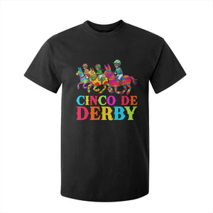 Cinco De Derby T Shirt For Kid Funny Mexican Derby Pinata Horse Race TS11 Black Print Your Wear