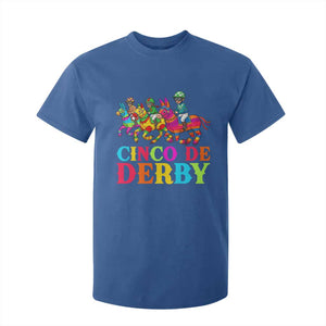 Cinco De Derby T Shirt For Kid Funny Mexican Derby Pinata Horse Race TS11 Royal Blue Print Your Wear