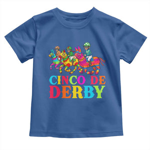 Cinco De Derby Toddler T Shirt Funny Mexican Derby Pinata Horse Race TS11 Royal Blue Print Your Wear