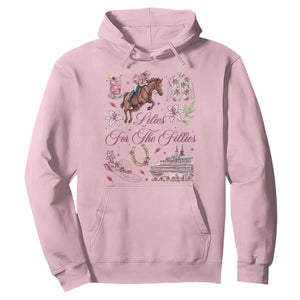 Derby Horse Racing Day Hoodie Lilies For The Fillies Stargazer Lily Flower TS11 Light Pink Print Your Wear