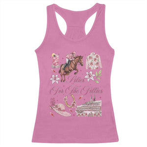 Derby Horse Racing Day Racerback Tank Top Lilies For The Fillies Stargazer Lily Flower TS11 Azalea Print Your Wear