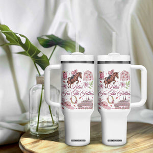 Derby Horse Racing Day Tumbler With Handle Lilies For The Fillies Stargazer Lily Flower TS11 Print Your Wear