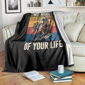 Horse Race Derby Throw Blanket The Best Two Minutes Of Your Life TS11 Print Your Wear