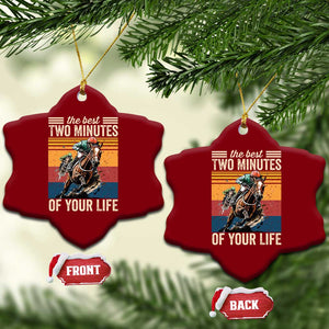Horse Race Derby Ceramic Ornament The Best Two Minutes Of Your Life TS11 Print Your Wear