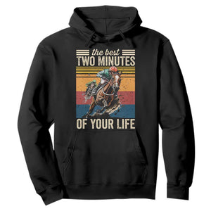 Horse Race Derby Hoodie The Best Two Minutes Of Your Life TS11 Black Print Your Wear