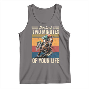 Horse Race Derby Tank Top The Best Two Minutes Of Your Life TS11 Deep Heather Print Your Wear