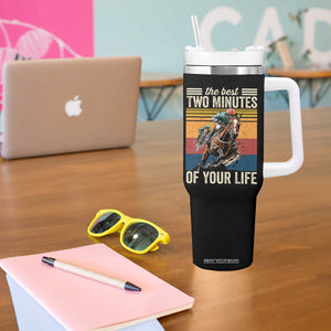 Horse Race Derby Tumbler With Handle The Best Two Minutes Of Your Life TS11 Print Your Wear