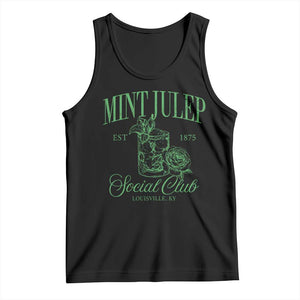 Mint Julep Social Club KY Funny Derby Cocktail Tank Top TS11 Black Print Your Wear