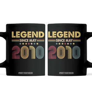 May 16th Birthday Coffee Mug Legends Since May 2010 Retro Bday TS11 Black Print Your Wear