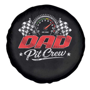 Dad Pit Crew Spare Tire Cover Racing Family Matching Father's Day TS11 Print Your Wear