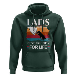 Labrador Lover Hoodie Lab Best Friends For Life Vintage Retro Pet Lover TS11 Dark Forest Green Print Your Wear