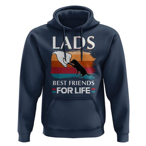 Labrador Lover Hoodie Lab Best Friends For Life Vintage Retro Pet Lover TS11 Navy Print Your Wear