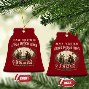 African American Cowboy Ceramic Ornament Black Frontiers African American Heroes In The Old West TS11 Print Your Wear