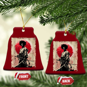 Funny African America Samurai Ceramic Ornament Japanese Art Black Warrior Fighter TS11 Print Your Wear