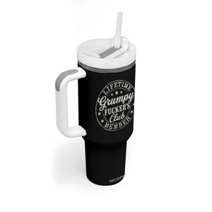 Grumpy Fucker's Club Lifetime Member Tumbler With Handle TS11 Print Your Wear