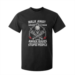 Walk Away I Am A Grumpy Old Man I Have Anger Issues T Shirt For Kid Funny Senior Citizen TS11 Black Print Your Wear