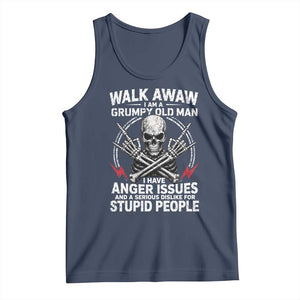 Walk Away I Am A Grumpy Old Man I Have Anger Issues Tank Top Funny Senior Citizen