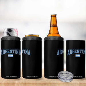 Argentina Sports Throwback Design Vintage Argentinian Flag 4 in 1 Can Cooler Tumbler TS11 Print Your Wear